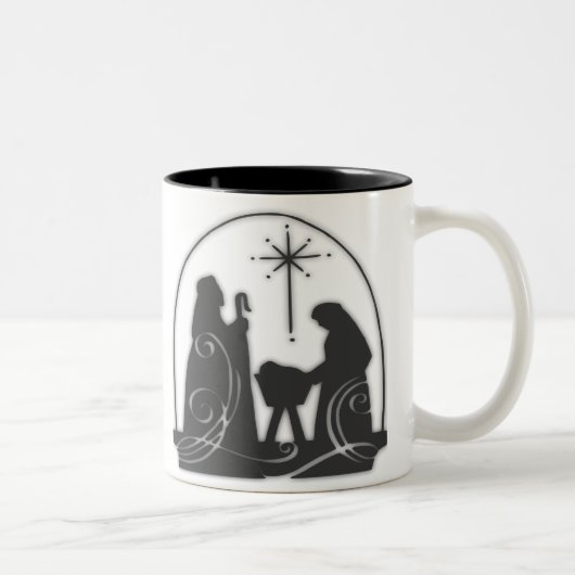Tasse 2 Couleurs 9:6 d'Isaïe de Nativity/ (Droit)