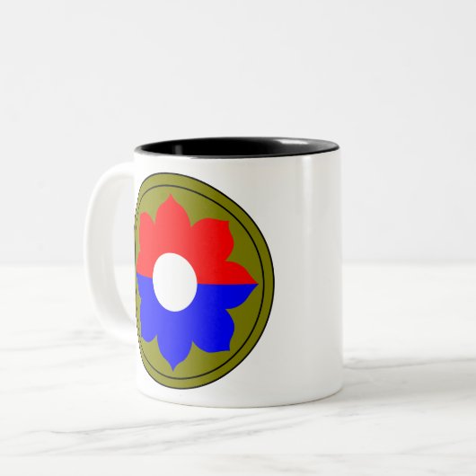 Tasse 2 Couleurs 9th Infantry Division (Devant gauche)