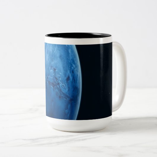 Tasse 2 Couleurs A Beautiful Blue Planet (Devant droit)