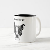 Tasse 2 Couleurs À ce qui vous lickin ? (Devant droit)