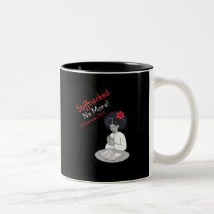 Tasse 2 Couleurs 'À cou rigide, non plus' Hébreu Israélite Design