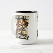 Tasse 2 Couleurs A cup for dog lovers (Devant gauche)