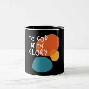 Tasse 2 Couleurs À Dieu Soit La Gloire - Explique la citation chrét