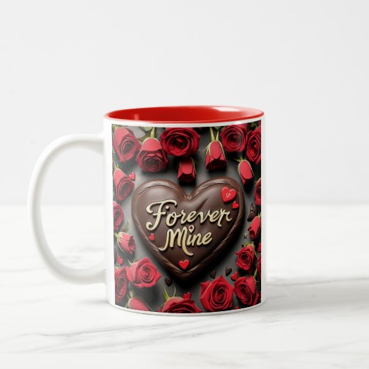 Tasse 2 Couleurs À jamais à moi (Gauche)