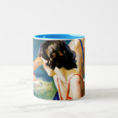 Tasse 2 Couleurs À la piscine (Centre)