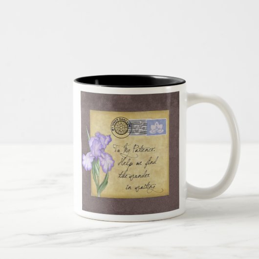 Tasse 2 Couleurs À ma patience. (Droit)