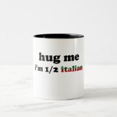 Tasse 2 Couleurs À moitié italien (Centre)