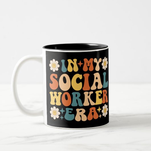 Tasse 2 Couleurs À mon ère des travailleurs sociaux (Gauche)