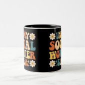 Tasse 2 Couleurs À mon ère des travailleurs sociaux (Centre)