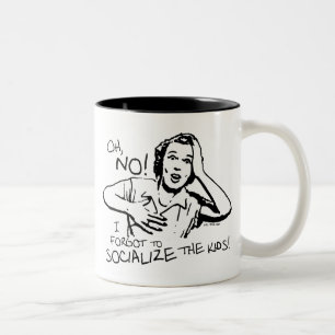 Tasse 2 Couleurs A oublié la socialisation