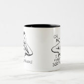 Tasse 2 Couleurs A oublié la socialisation (Centre)