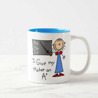 Tasse 2 Couleurs A plus le professeur