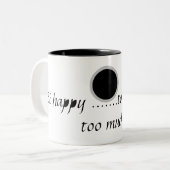 Tasse 2 Couleurs A texte. (Devant gauche)