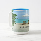 Tasse 2 Couleurs Aaah...Retraite (Devant gauche)