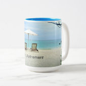 Tasse 2 Couleurs Aaah...Retraite (Devant droit)