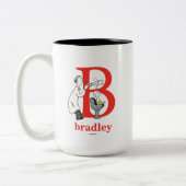 Tasse 2 Couleurs ABC du Dr Seuss : Lettre B - Rouge | Ajouter Votre (Gauche)
