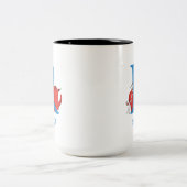 Tasse 2 Couleurs ABC du Dr Seuss : Lettre R - Bleu | Ajouter Votre  (Centre)