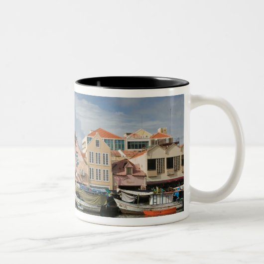 Tasse 2 Couleurs ABC Islands, CURACAO, Willemstad : Punda, (Droit)