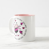 Tasse 2 Couleurs Abee Mine Valentine (Devant gauche)