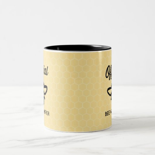 Tasse 2 Couleurs Abeille (Centre)