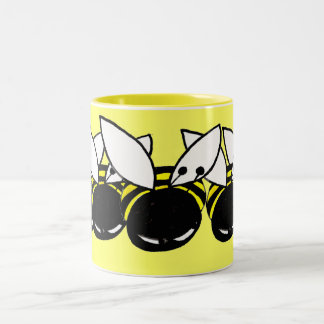 Tasse 2 Couleurs Abeille