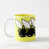 Tasse 2 Couleurs Abeille (Gauche)