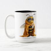Tasse 2 Couleurs Abeille à café (Gauche)
