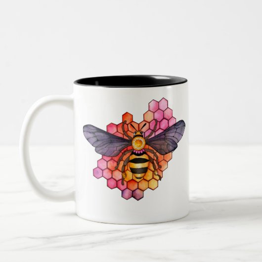 Tasse 2 Couleurs Abeille à miel (Gauche)