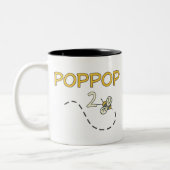 Tasse 2 Couleurs Abeille de PopPop 2 (Gauche)