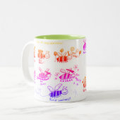Tasse 2 Couleurs Abeille une inspiration (Devant gauche)