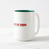 Tasse 2 Couleurs Abide en DIEU (Devant droit)