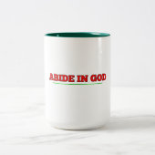 Tasse 2 Couleurs Abide en DIEU (Centre)