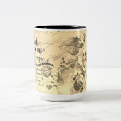 Tasse 2 Couleurs Abide in Me Bible Verse (Centre)