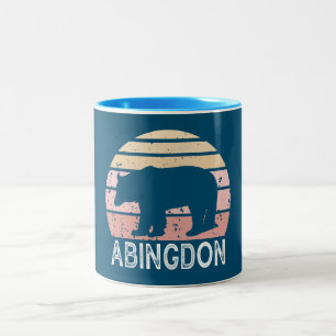 Tasse 2 Couleurs Abingdon Virginia Ours Rétro