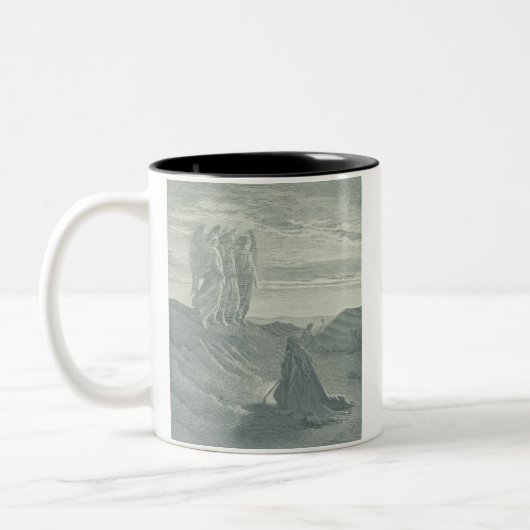 Tasse 2 Couleurs Abraham et les Trois Anges (Gauche)