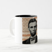Tasse 2 Couleurs Abraham Lincoln (Devant gauche)