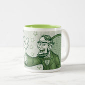 Tasse 2 Couleurs Abraham Lincoln hauts cinq (Devant droit)