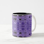 Tasse 2 Couleurs abrégé sur pourpre noir (Devant droit)