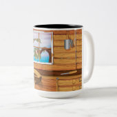 Tasse 2 Couleurs Abri de jardinage (Devant droit)