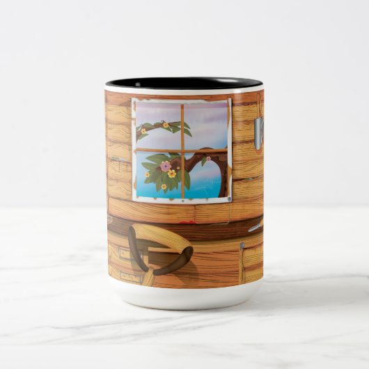 Tasse 2 Couleurs Abri de jardinage (Centre)