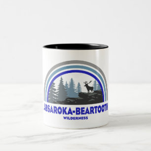 Tasse 2 Couleurs Absaroka - Beartooth Wilderness Cerf Arc-en-Ciel