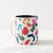 Tasse 2 Couleurs Abstrait (Devant gauche)