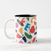 Tasse 2 Couleurs Abstrait (Gauche)