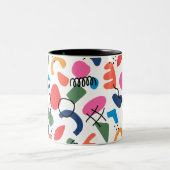 Tasse 2 Couleurs Abstrait (Centre)