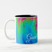 Tasse 2 Couleurs Abstrait (Gauche)