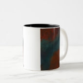 Tasse 2 Couleurs Abstrait 1 : rouges et bleus (Devant droit)