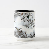 Tasse 2 Couleurs Abstrait de neige (Centre)