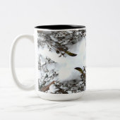 Tasse 2 Couleurs Abstrait de neige (Gauche)