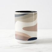 Tasse 2 Couleurs Abstrait Neutre (Centre)