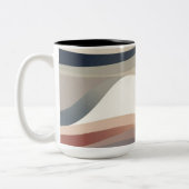 Tasse 2 Couleurs Abstrait Neutre (Gauche)